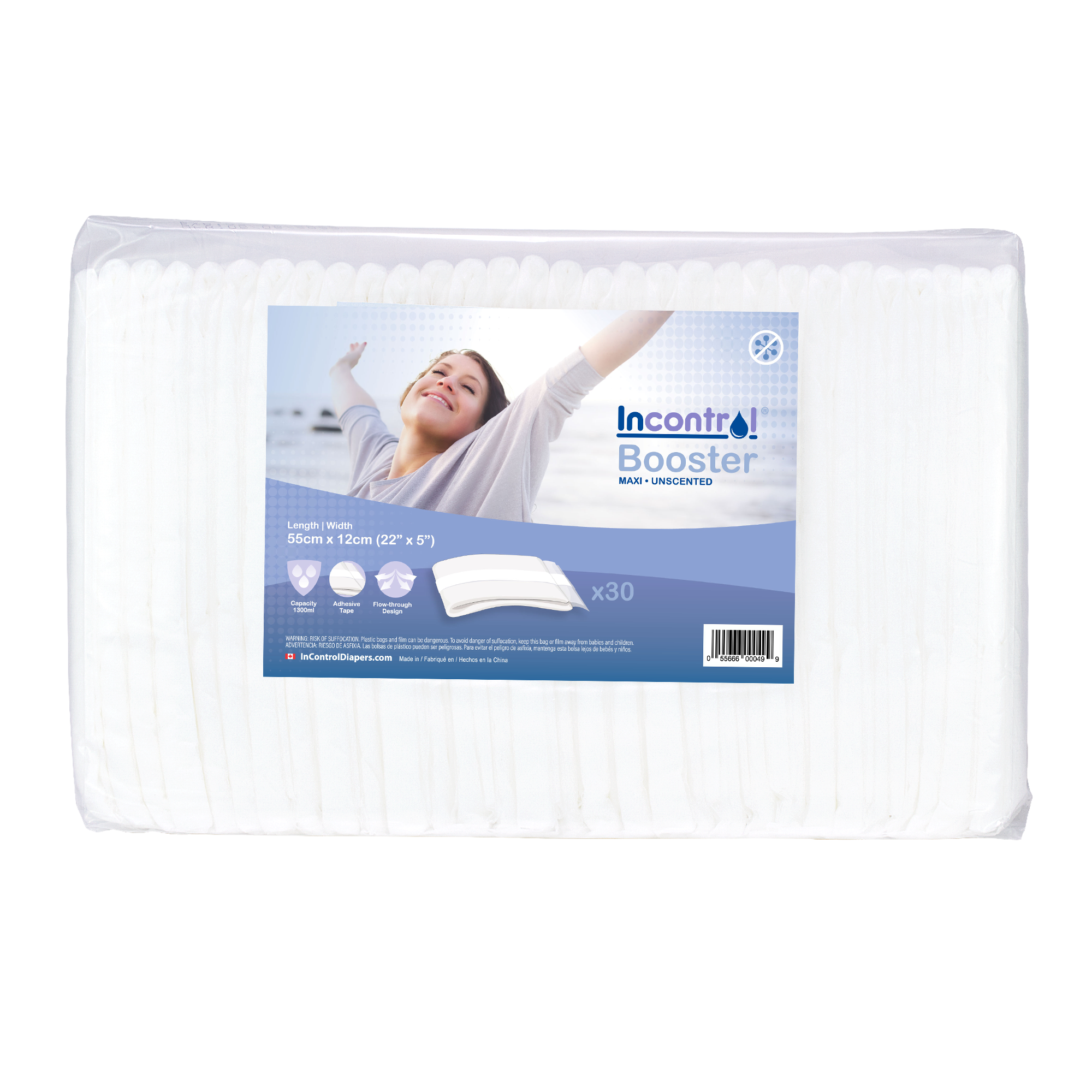 Incontrol Booster Pads - Unscented